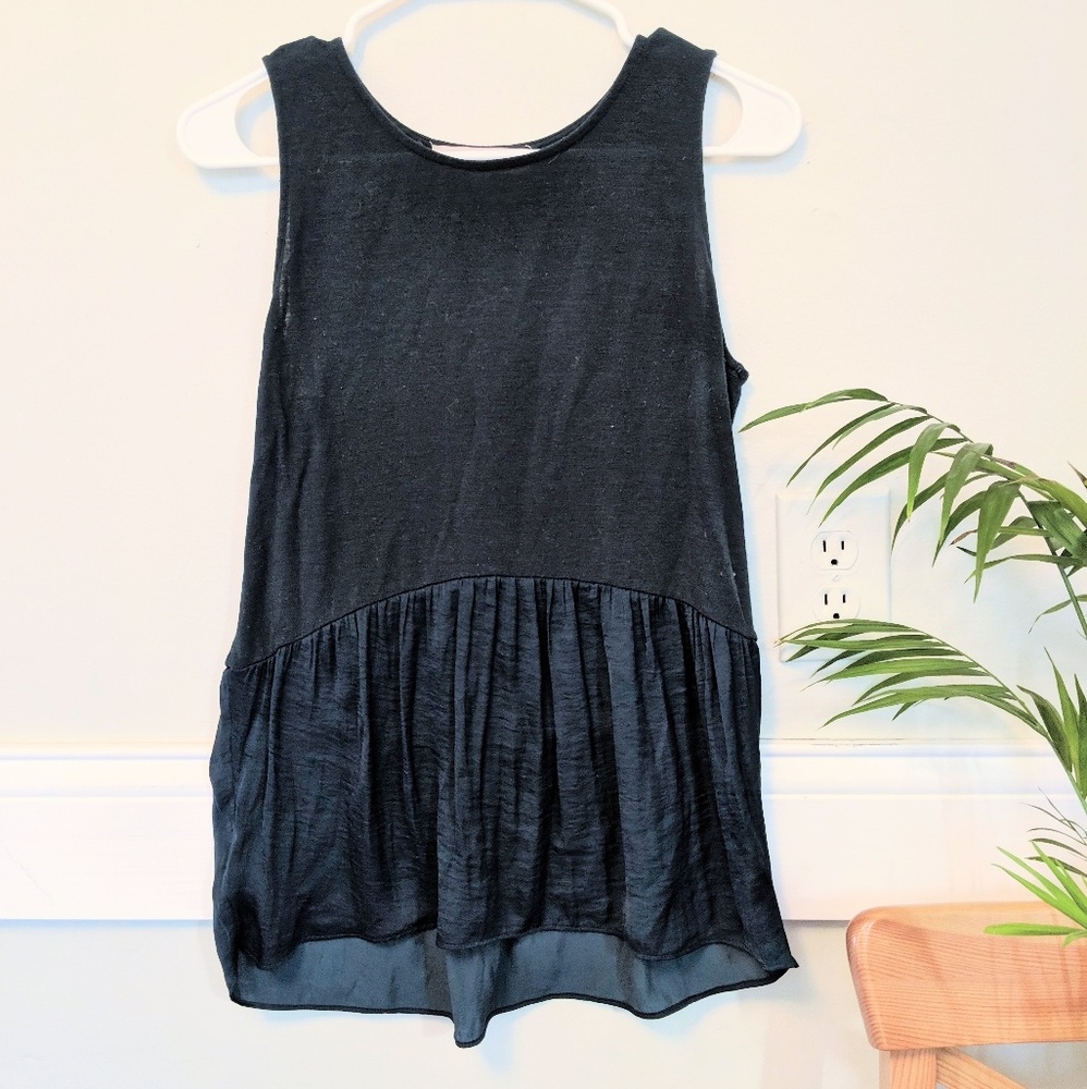 LAST CHANCE Loft teal peplum top